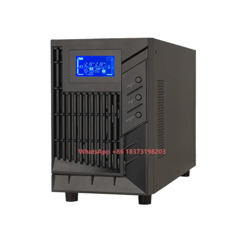 High Quality UPS Power Supply 3KVA Online Ups Voltage Regulator 2400W LCD Display Computer Emergency Backup Power Supply