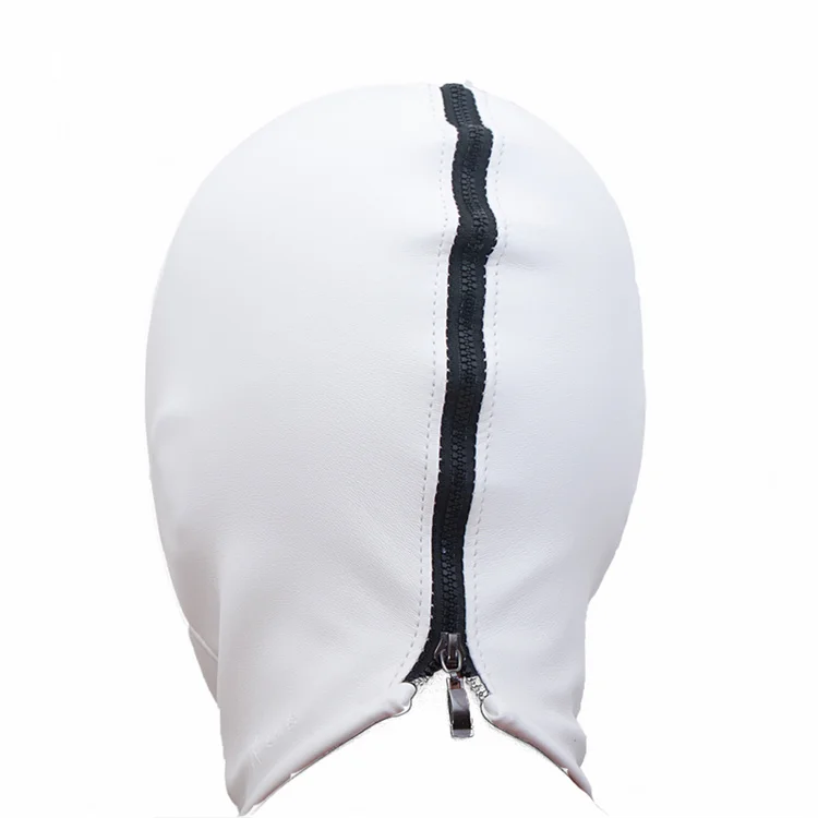 Fetisch Cosplay Sexy Leder Kapuze Exotische Vollgesichtsmaske für Frauen Männer Cosplay Party Spiele Mysteriöse Maske Halloween Kostüme