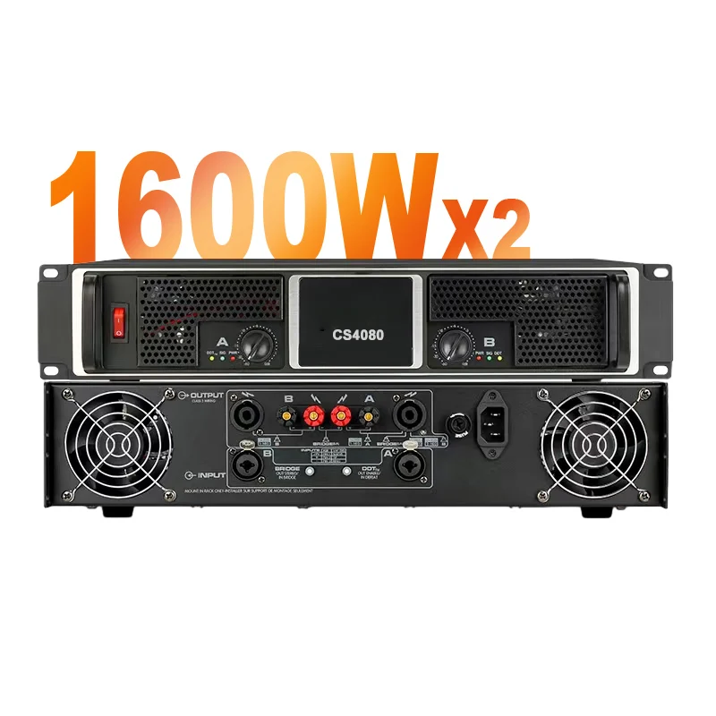 CS3000 500W * 2 CS4080 700W * 2 Professional 2-Channel Digital Power Amplifier Power Audio 2-Channel Amplifier