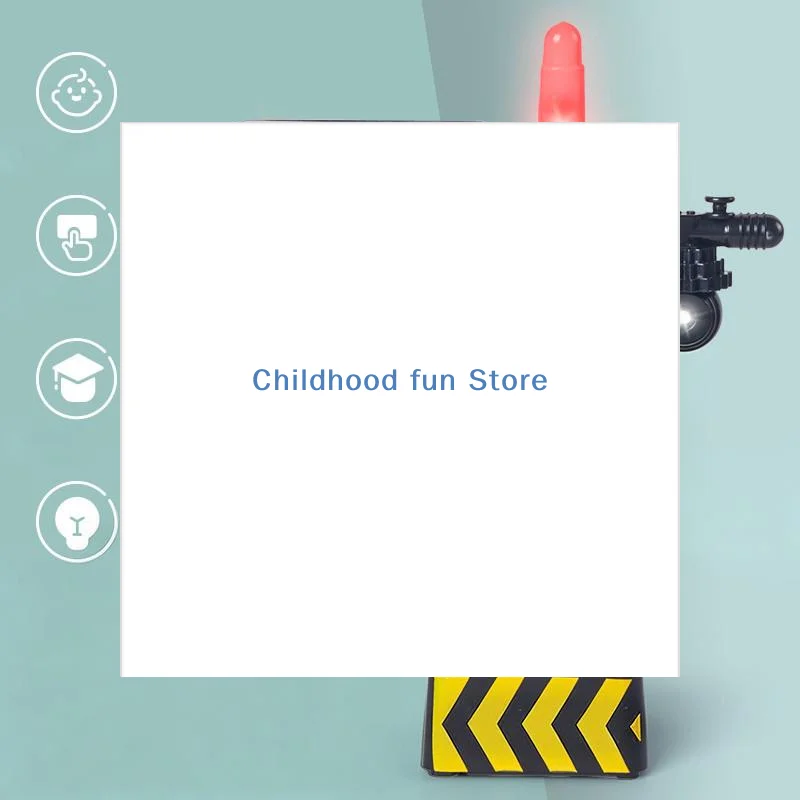 

Mini Traffic Signal Light Toy Model Simulation Road Sign Scene LED Kid Traffic Safe Education Learning Toy Car Accessories