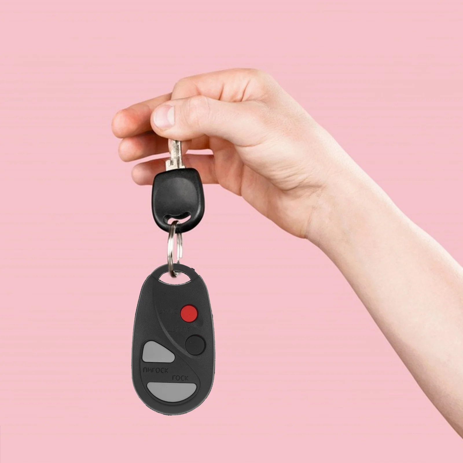 

3+1 Buttons Shell Durable Scratch Resistant Cover Replacement Easy Install Perfect Fit For Keys Cover Holder Case Car Protector