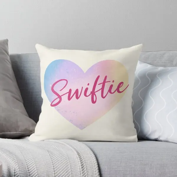 Swiftie Lover  Printing Throw Pillow Cover Sofa Decor Square Bedroom Comfort Fashion Home Office Pillows not include One Side