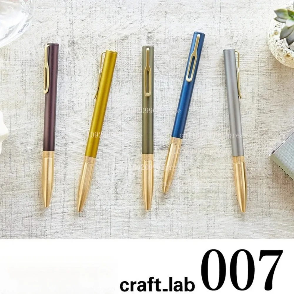 For Sakura Craft_lab 007: Ornate Japan Original Copper Rod Gold Low Gravity Metal Signature Neutral Ballpoint Writing Pen