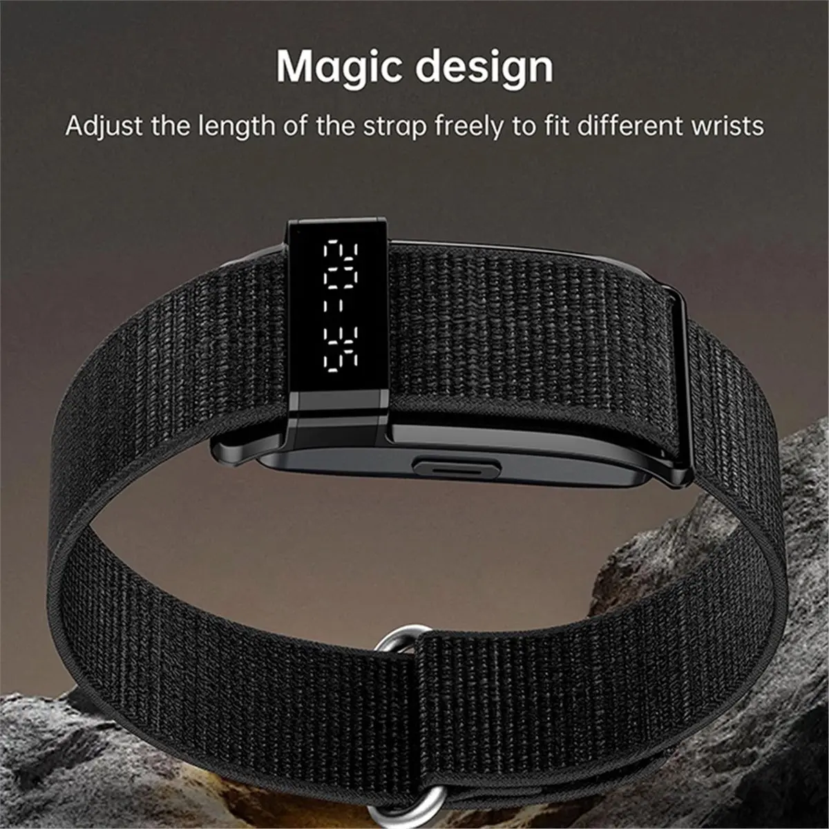 diandian-smart-bracelet-waterproof-fitness-tracker-heart-rate-blood-oxygen-sleep-monitor-female-health-reminder-smart-band-black