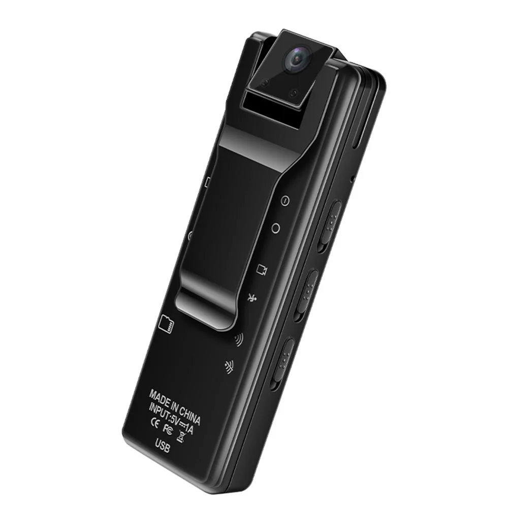 

64GB FHD 1080P WiFi Mini Body Camera, Wireless Wearable Action Body Cam, Thumb Size Hands Free Recording Body Worn Camera PQ381