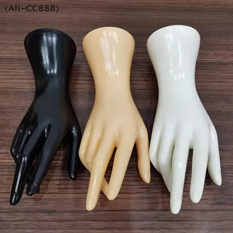 ómCC88 SigurArtificial Hand Mold Creative Plastic Jewelry Displays Desktop Showing Shelf