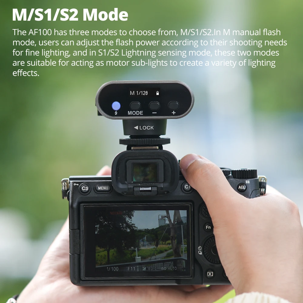 Telecamera tascabile Speedlite—AF100