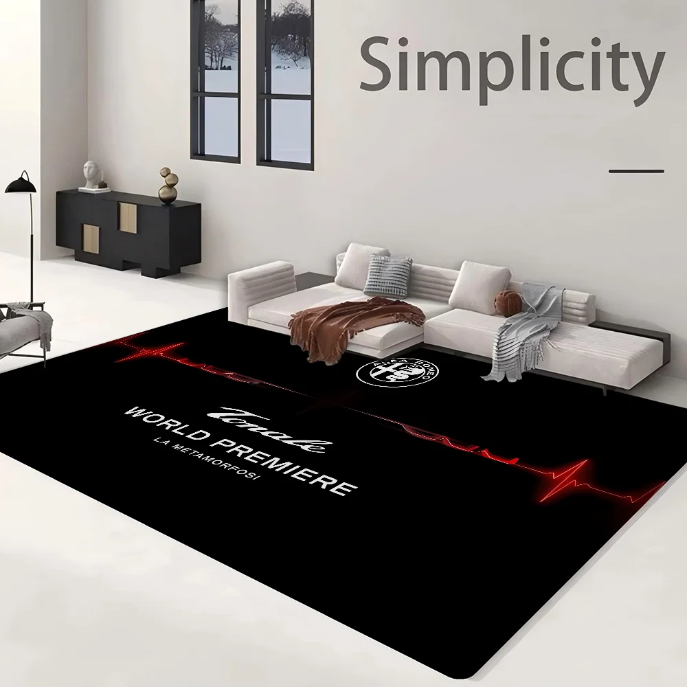 A-Alfa R-Romeo Bathroom Mat Kids Room Bedroom Decoration Balcony Anti-Slip Doormat Living Room Welcome Rug