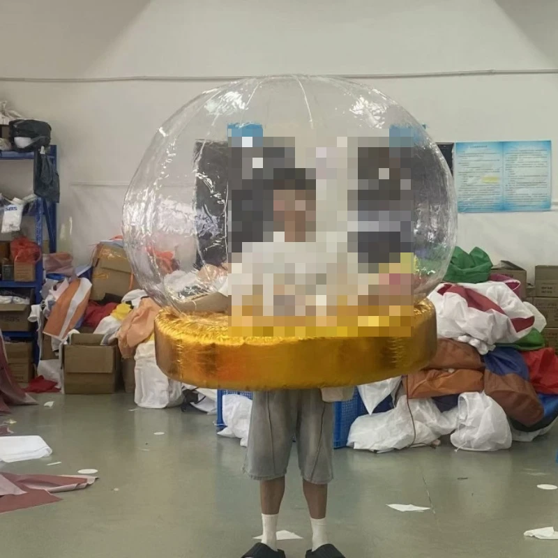 

Walking Balloon Inflatable Snowball Costume Parade