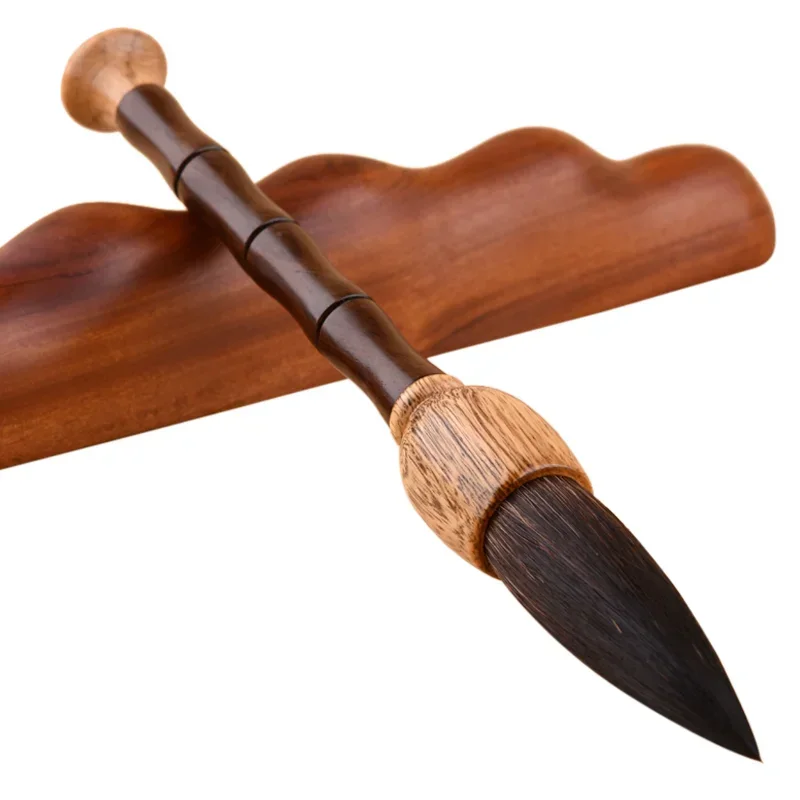 Large Brush Pen Mixed Hair Writing Brush Chinese Couplets Calligraphy Brush Landscape Drawing Sandalwood Brush Pen Chinese Style