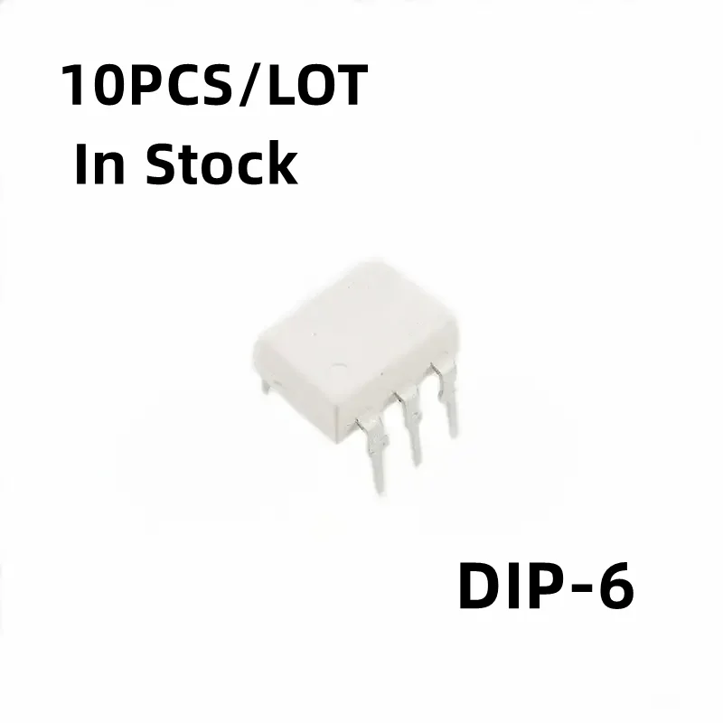 10PCS/LOT MOC3021 DIP-6 in-line MOC3021M three-terminal two-way controllable In Stock