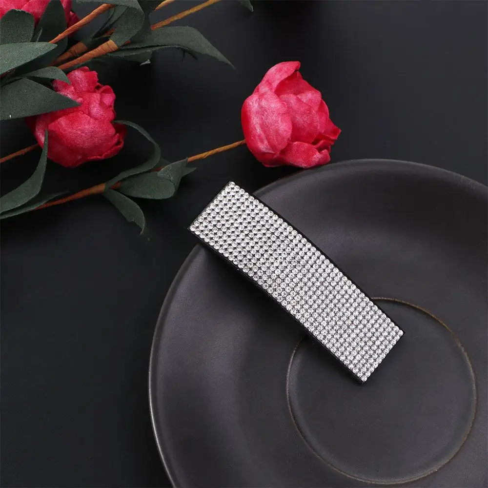 

Cute Elegant Rhinestone Side Clips Barrettes For Girls Korean Style Barrettes Crystal Women Hair Clips Hair Pins