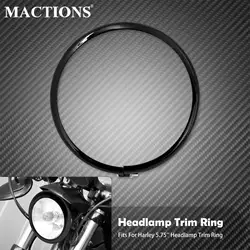 Motorcycle 5.75'' Headlight Headlamp Trim Ring Decorate Cover For Harley Softail Standard Street Bob Low Rider FXBB FXLR 2018-23