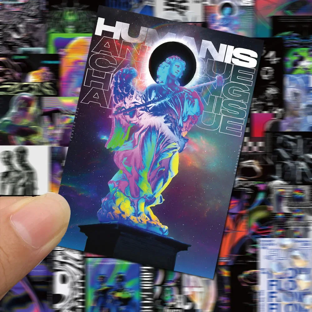 10/20/40pcs Psychedelic Acid กราฟิกสติกเกอร์การ์ตูน Art Aesthetic Decals สเก็ตบอร์ดเคสโทรศัพท์แล็ปท็อป Cool สติกเกอร์ตกแต่ง