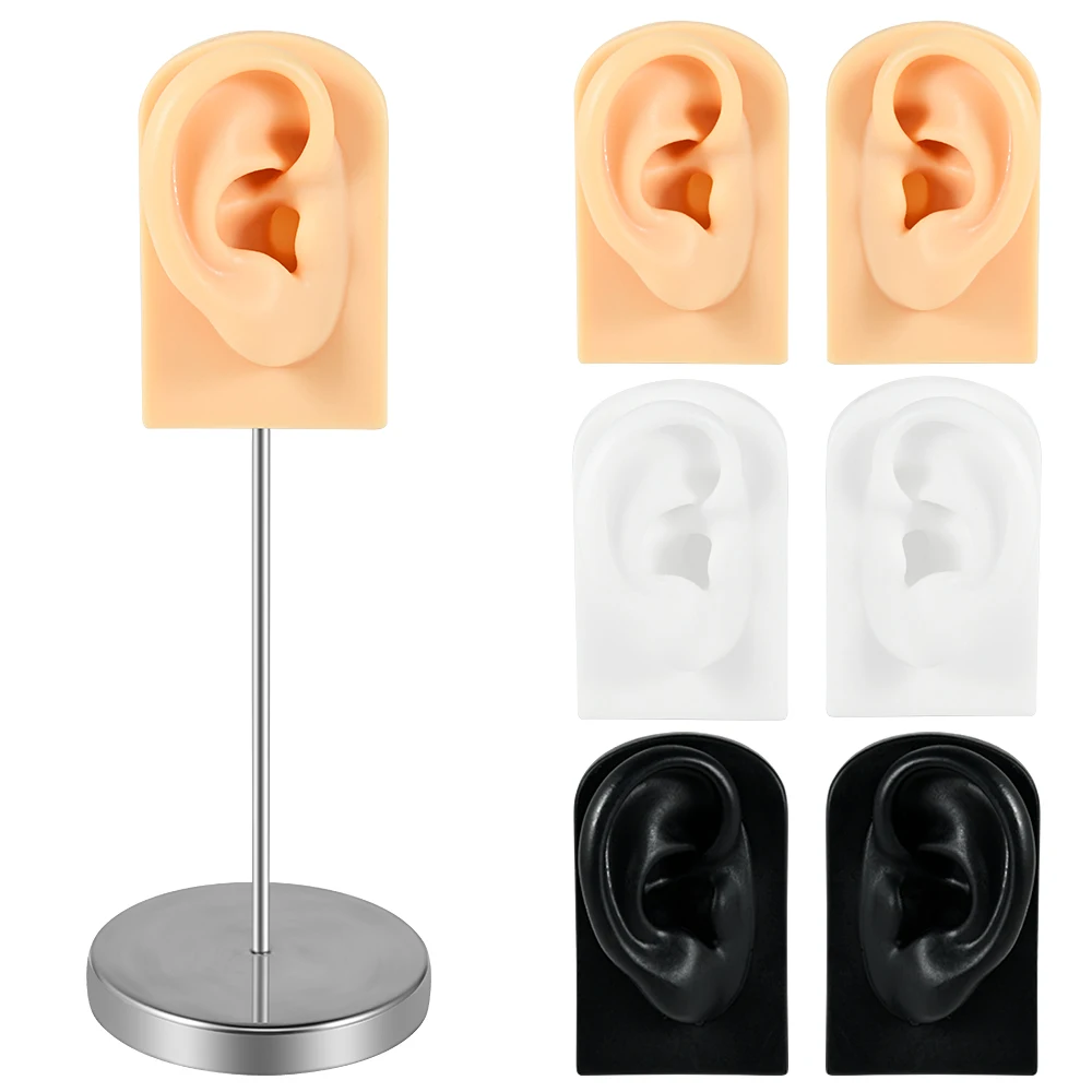 Silicone Ear Model Tattoo Practice Display Tool