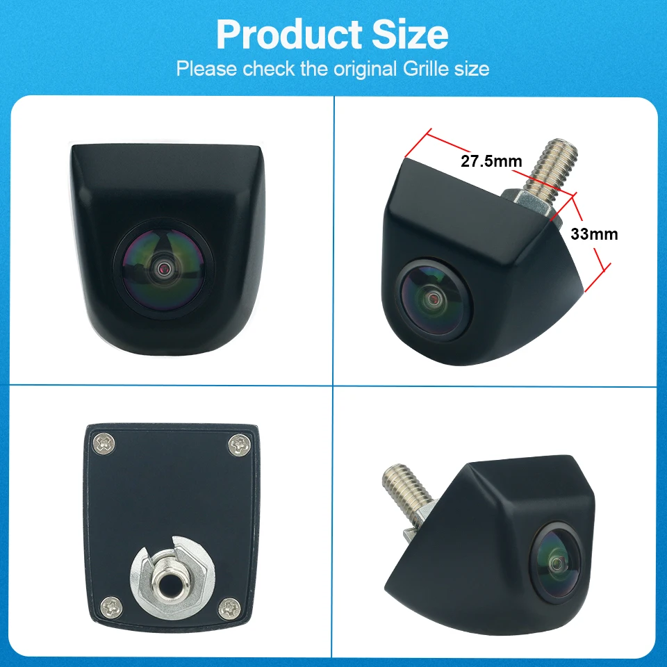 HaiSunny HD AHD 1920*1080P 170 Degree Fisheye Lens Starlight Night Vision Vehicle Rear View Reverse Camera Car Universal Camera