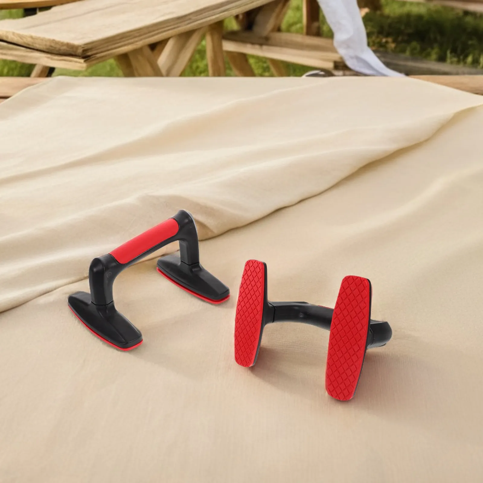 2pcs Push Up Handles H-Shaped Design Floor Push Up Grips For Men Chest Abdominal Arm Muscles Strength Training Gym Accessories
