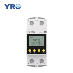 YRO WFI switch 63A smartlife Circuit breaker Energy Meter Metering Timer with voltage current and leakage protection YRVP-6