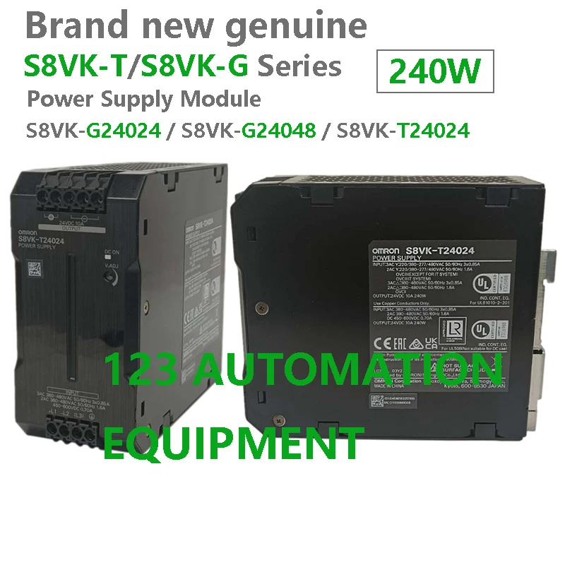 Authentic New Omron S8VK-G24024 S8VK-G24048 S8VK-T24024 Power Supply 240W