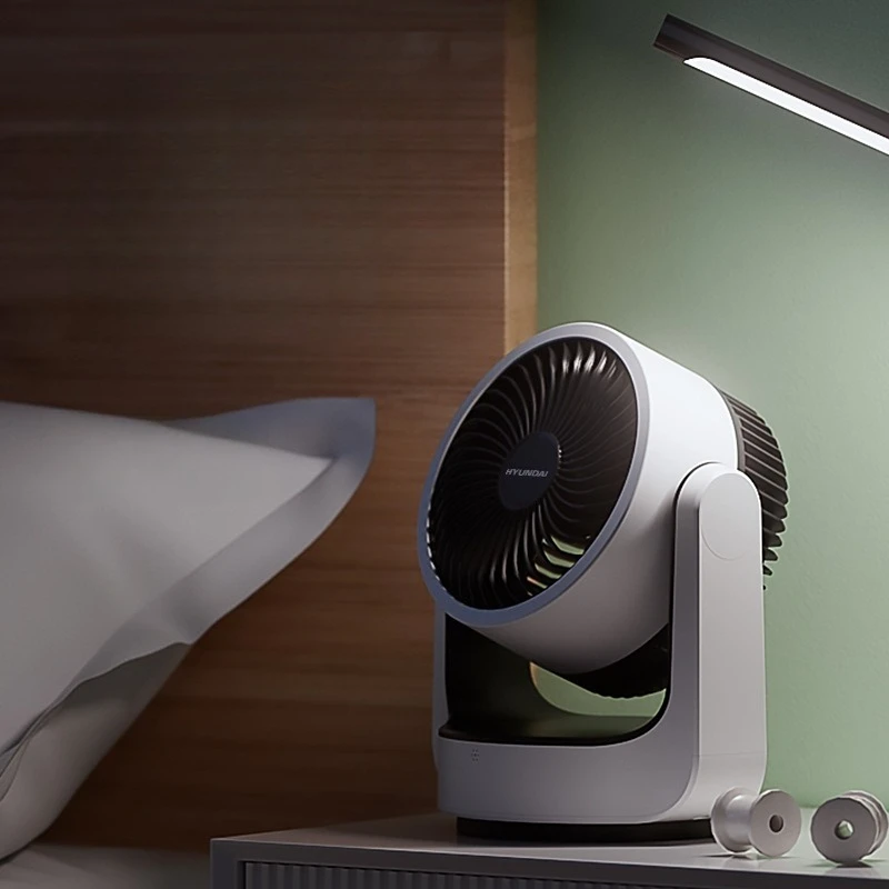 Desk Fan Portable USB Rechargeable 100 Level Desktop Silent Charging Dormitory Wall Mounted Office Air Circulation
