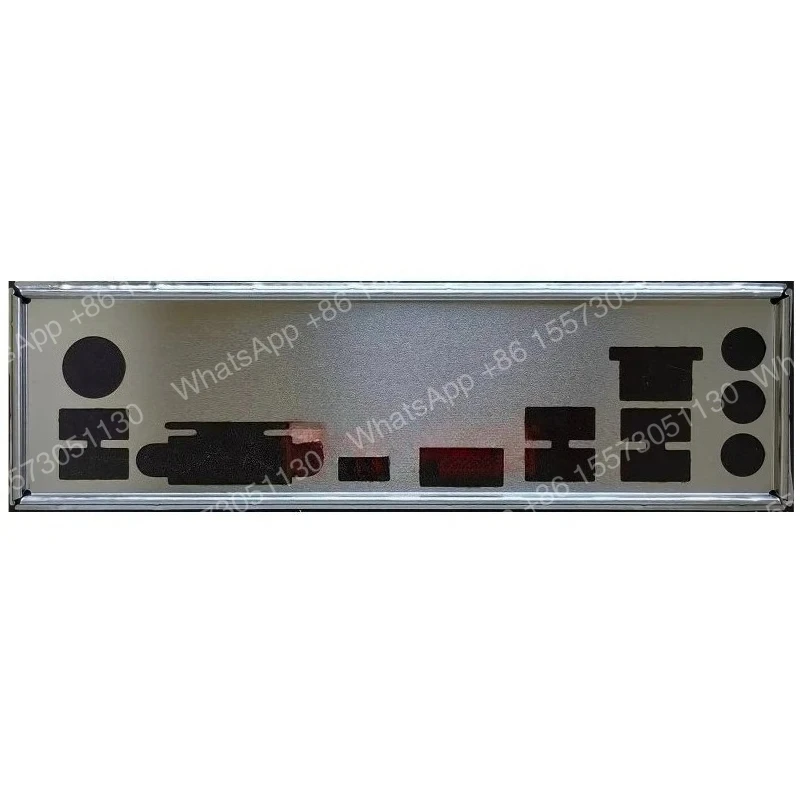 10PCSI/O IO Shield Motherboard Bezel para ASUS TUF B450-PRO GAMING, Placa de bloqueo en blanco