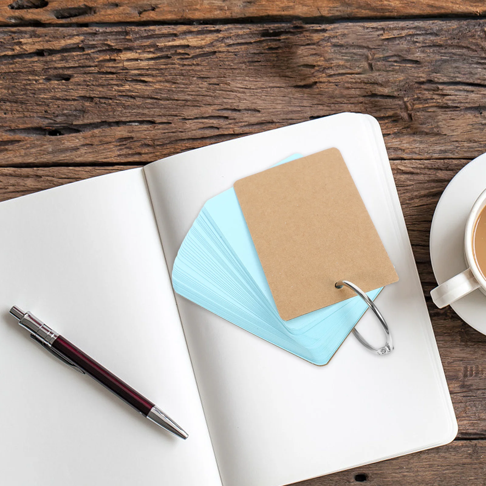 

1 Set Of Blank Paper 3X5 Inch Small Note Cards For Studying Writing Diy Crafts Flashcards With Rings School Index Cards Printing