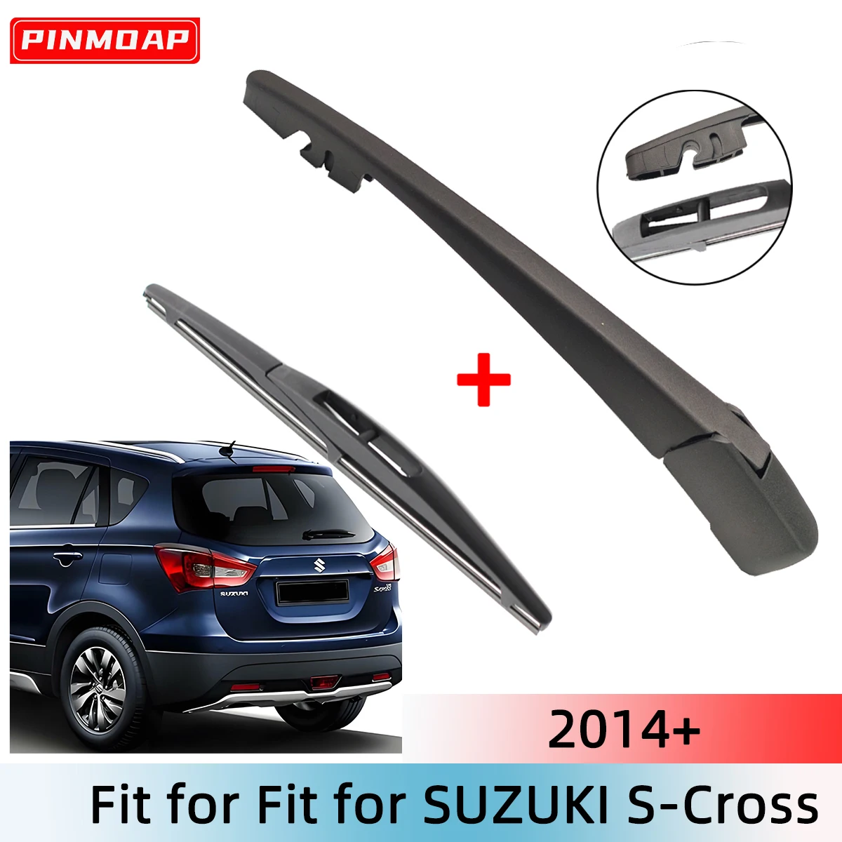 1/2PCS Heckscheibenwischerblatt Wischerarm Kit für Suzuki S-Cross 2014+ Windschutzscheibe Windschutzscheibe Heckscheibe