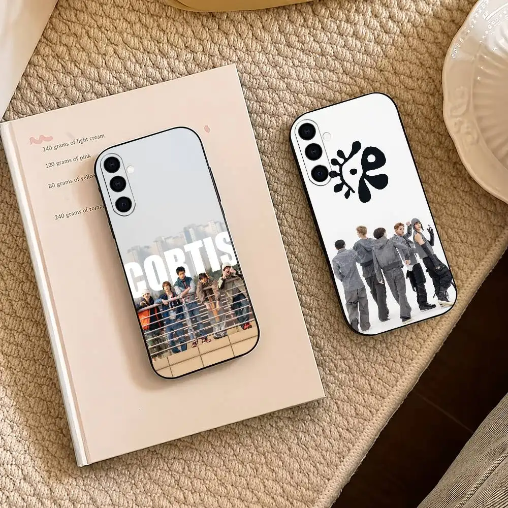 Fashion C-CORTIS Phone Case For Samsung A73 20,21s,22,31,32,52,53,72 Soft Black Shell