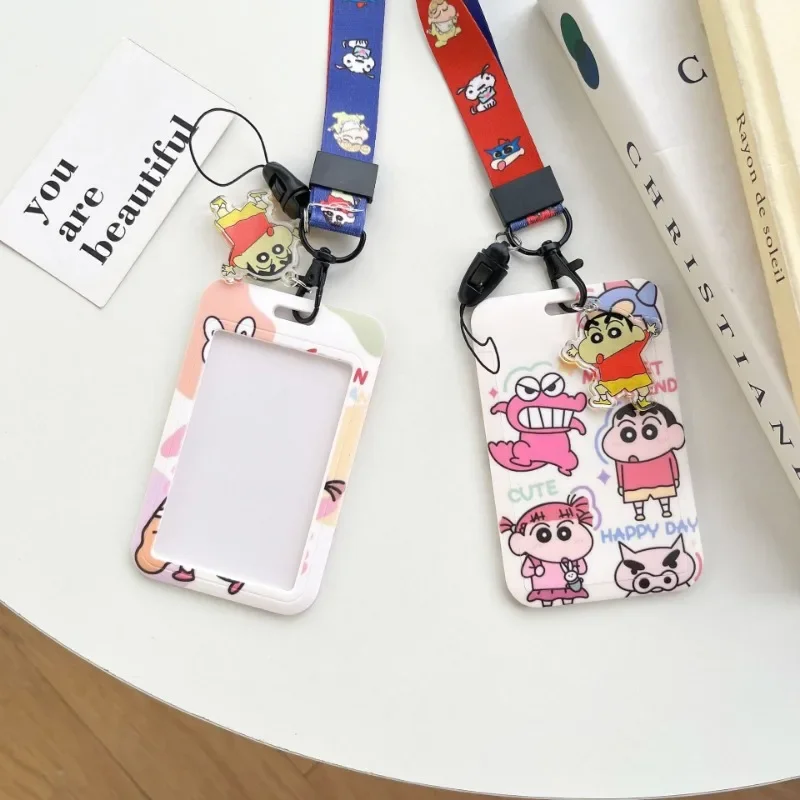 Crayon Boy Shin C-Chan Long Rope Ferrule Student Bus/ID/access Control/campus Card Halterneck Decoration Backpack Pendant Gifts