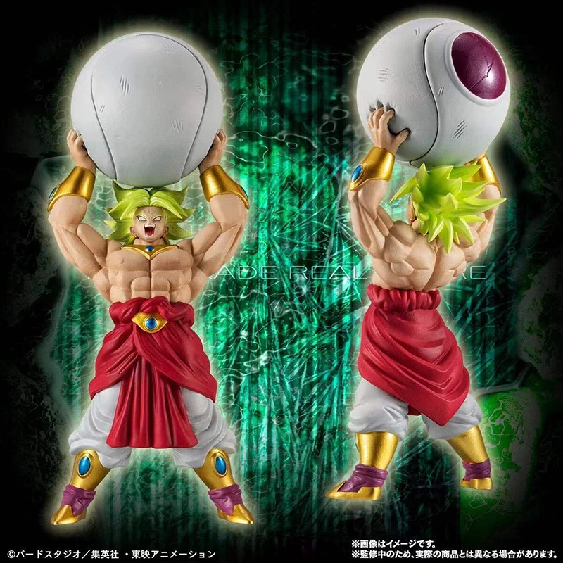 Original Bandai Pb Hg Dragon Ball Z Broli Complete Set Figure Pvc Anime Action Figurine Collection Statue Model Toys Xmas Gift