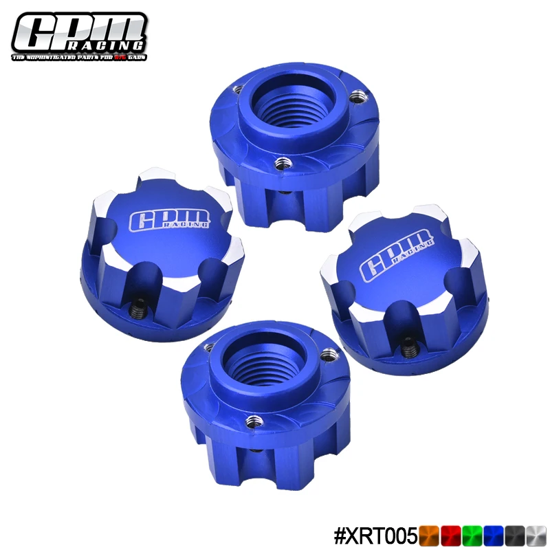 GPM 7075 Alloy Wheel Adapters For  XRT X-Maxx 1/5 Pro-Line Tire HPI Baja