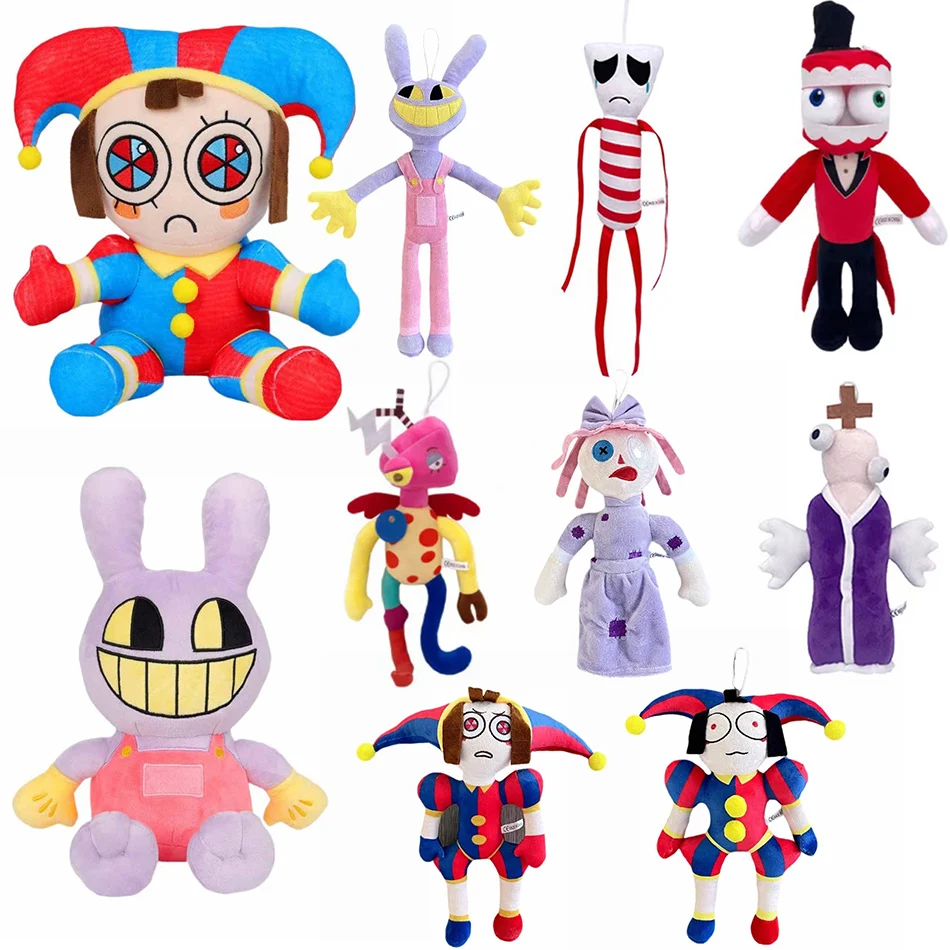 Brand New in Digital 18-43cm Circus Anime Cartoon Plush Soft Plush doll Theater Rabbit Doll Stuffed Toys Christmas Gifts