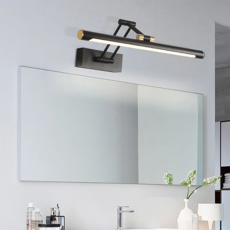 Mirror Wall Lamp Nordic Modern LED Wall Light Indoor Lighting Room Decor Sconces For Bathroom Living Room Bedroom Light Fixture