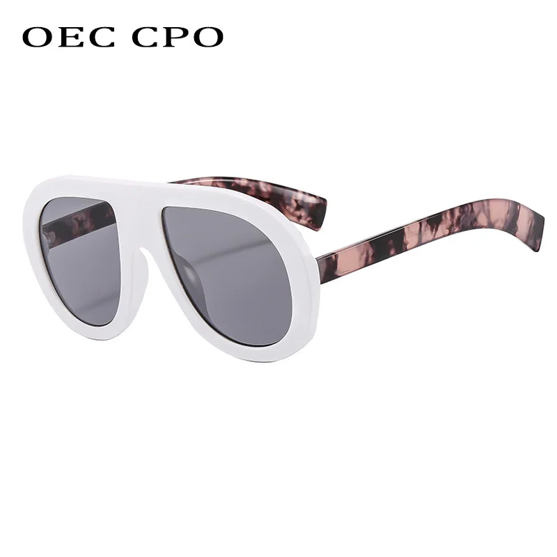 Oversized Square Punk Sunglasses for Women Men Brand Designer Multicolor Gradient Sun Glasses Female Goggle UV400 Shades Eyewear