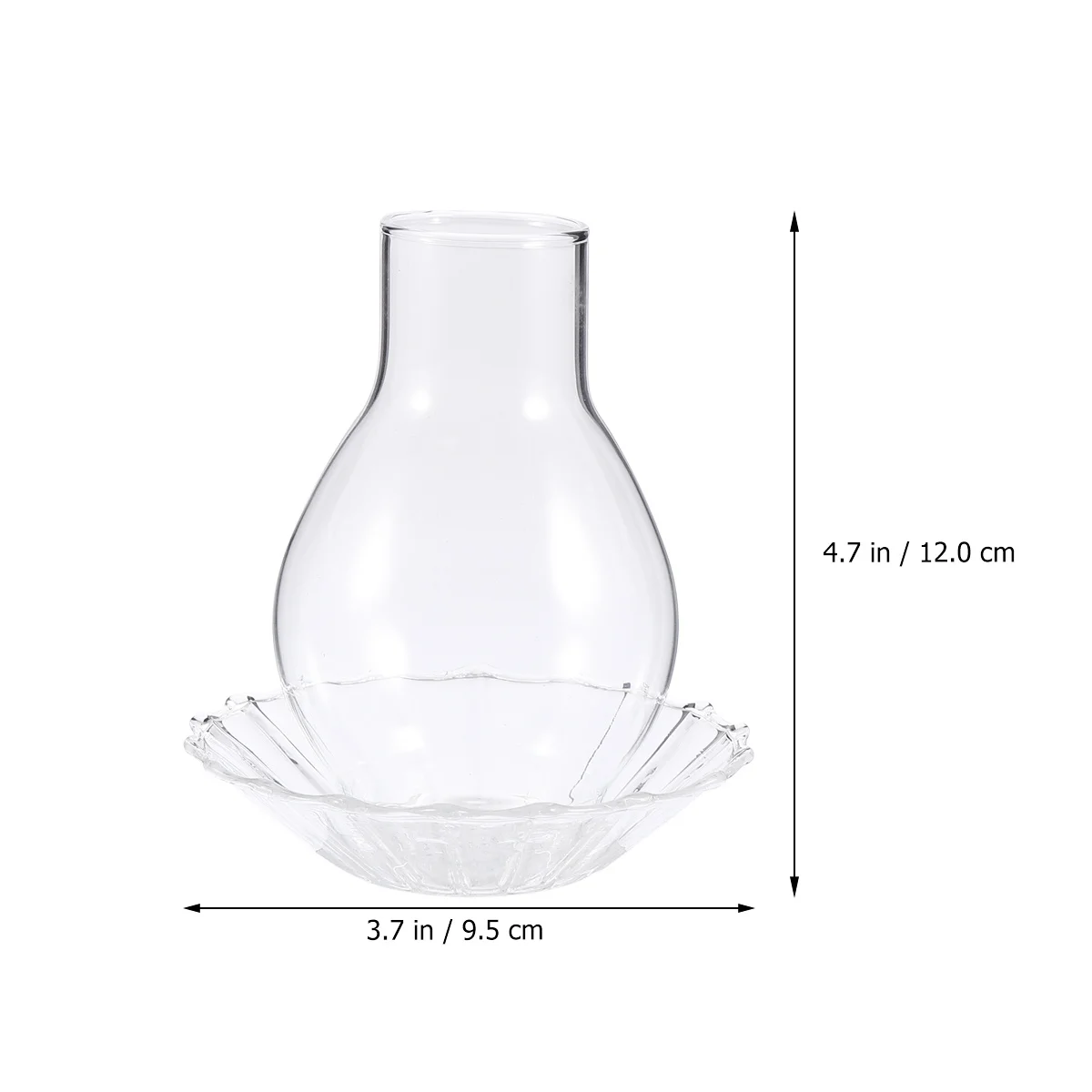 1 pz candeliere in vetro antivento moderno trasparente semplice supporto decorativo illuminazione domestica fascino caldo romantico