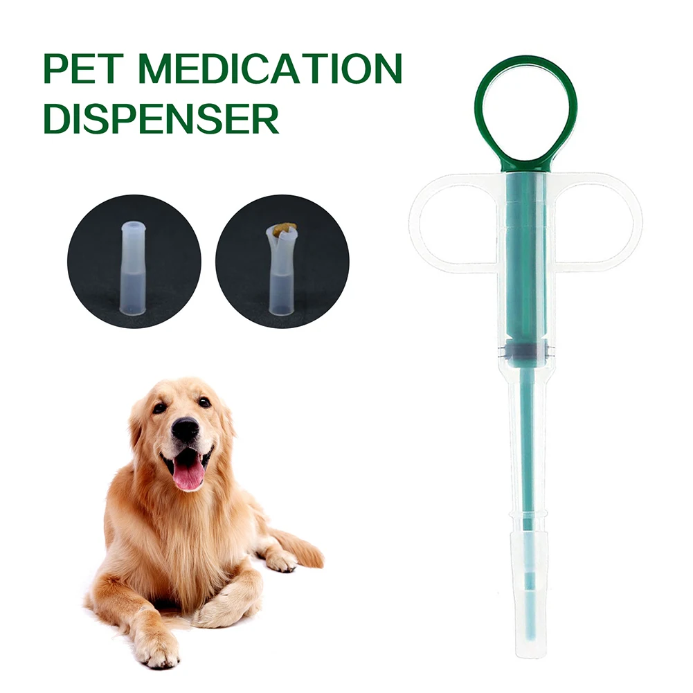 موزع أدوية للحيوانات الأليفة، موزع أدوية من نوع الضغط، مجموعة من 3 قطع، وحدة تغذية طبية، أداة توزيع تغذية أدوية الحيوانات الأليفة، مستلزمات الحيوانات الأليفة