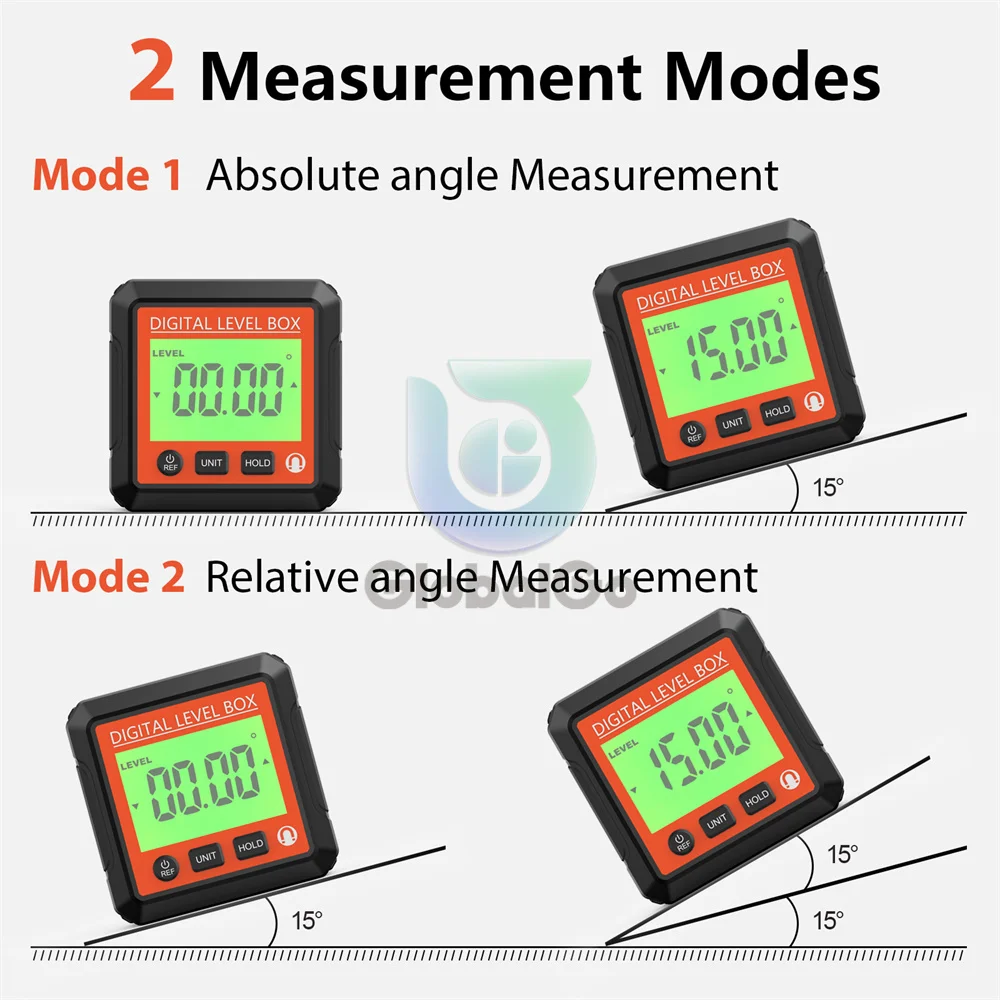 90 Degree Digital Level Box Protractor Angle Finder Magnetic Base Precision Inclinometer Electron Goniometers Measuring Tools