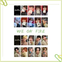 2026 YUMA FUMA NICHOLAS Showcase Ver Double Sides Lomo Card HARUA EJ K And Team Character WE ON FIRE Photocards Fans Collection