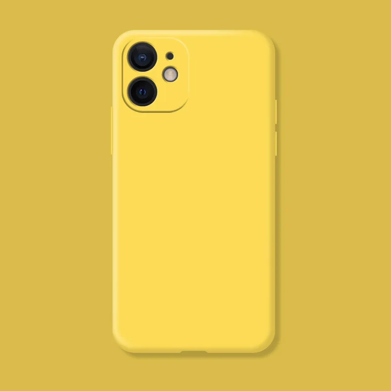 Für iphone 11 Fall Für iphone 11 12 13 mini 14 15 Pro Max Stoßfest TPU Flüssigkeit Silikon Schutzhülle Telefon Zurück Abdeckung fall