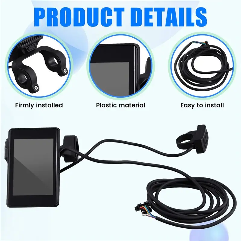 NEW HOT In Stock-X1 Electric Bicycle LCD Display Multifunctional Riding Color Screen Control Panel For 22.2Mm Handlebar