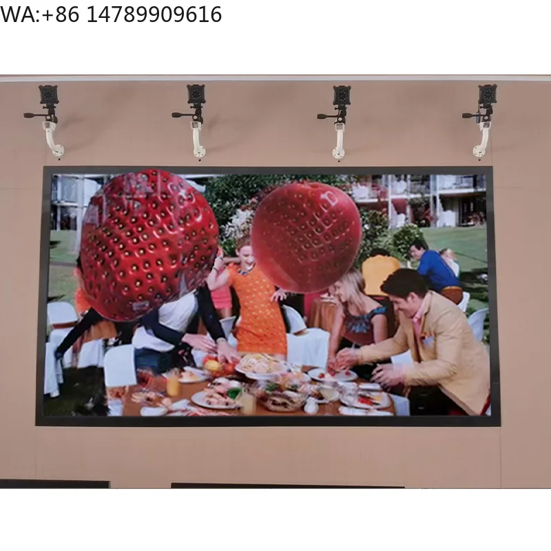 Optik Cahaya Terpolarisasi Layar LED Imersif Layar Besar 3D Dinding Layar Dalam Ruangan