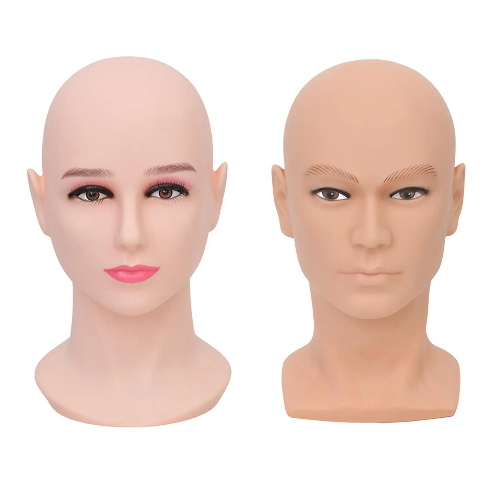 

Mannequin Head Wig Holder Glasses Display Head Training Head for Salon Headphone