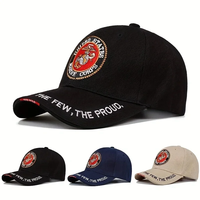 Fashion United States Marine Corps Baseball Cap Letter Embroidered Hip Hop Hats outdoor Sports Caps Bone Marine Hats