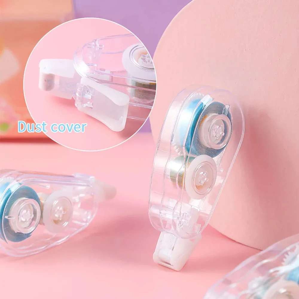 4pcs/Set Double-Sided Adhesive Dots Glue Tape Acid-Free Archival-Safe Permanent Tape Roller Runner for Crafting And Scrapbooking