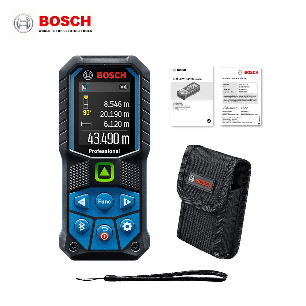 Bosch Professional Rangefinder Green Laser Measuring Instrument Laser Measure Digital Precision Distance Meter Tape Measure Tool