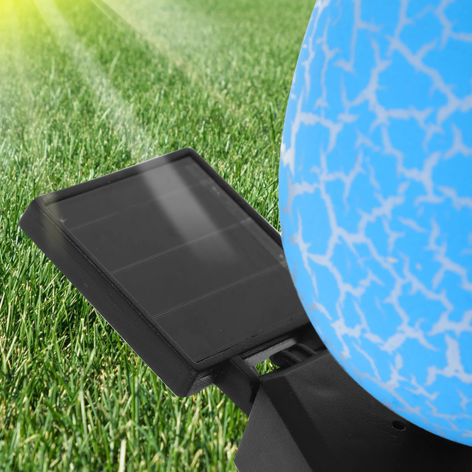 Easter Solar Yard Light Egg Shape High Brightness LED Automatic Outdoor Garden Crackle Lamp Solar Powered Outdoor Light