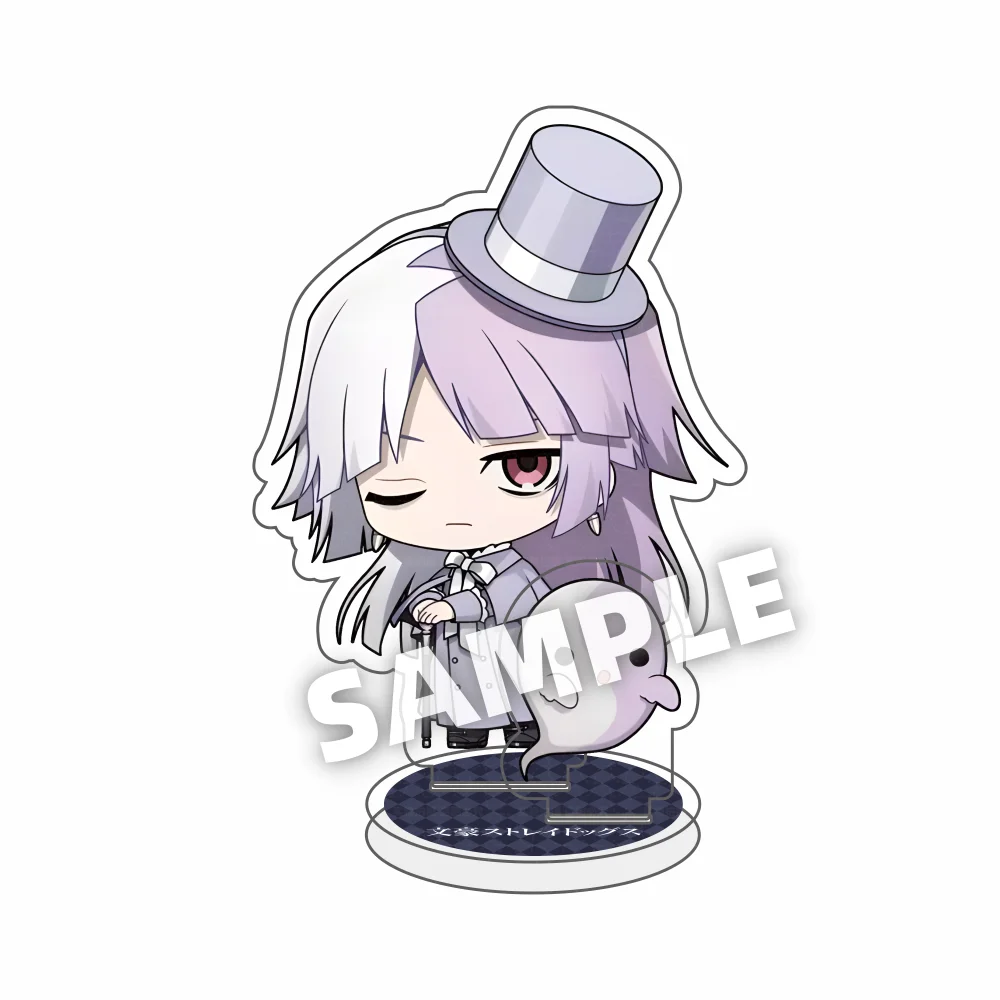 Anime Bungo Stray Dogs Acrylic keychain Ornaments Acrylic Stand Oda Sakunosuke Dazai Osamu Figure Model Desktop Decorate Gift