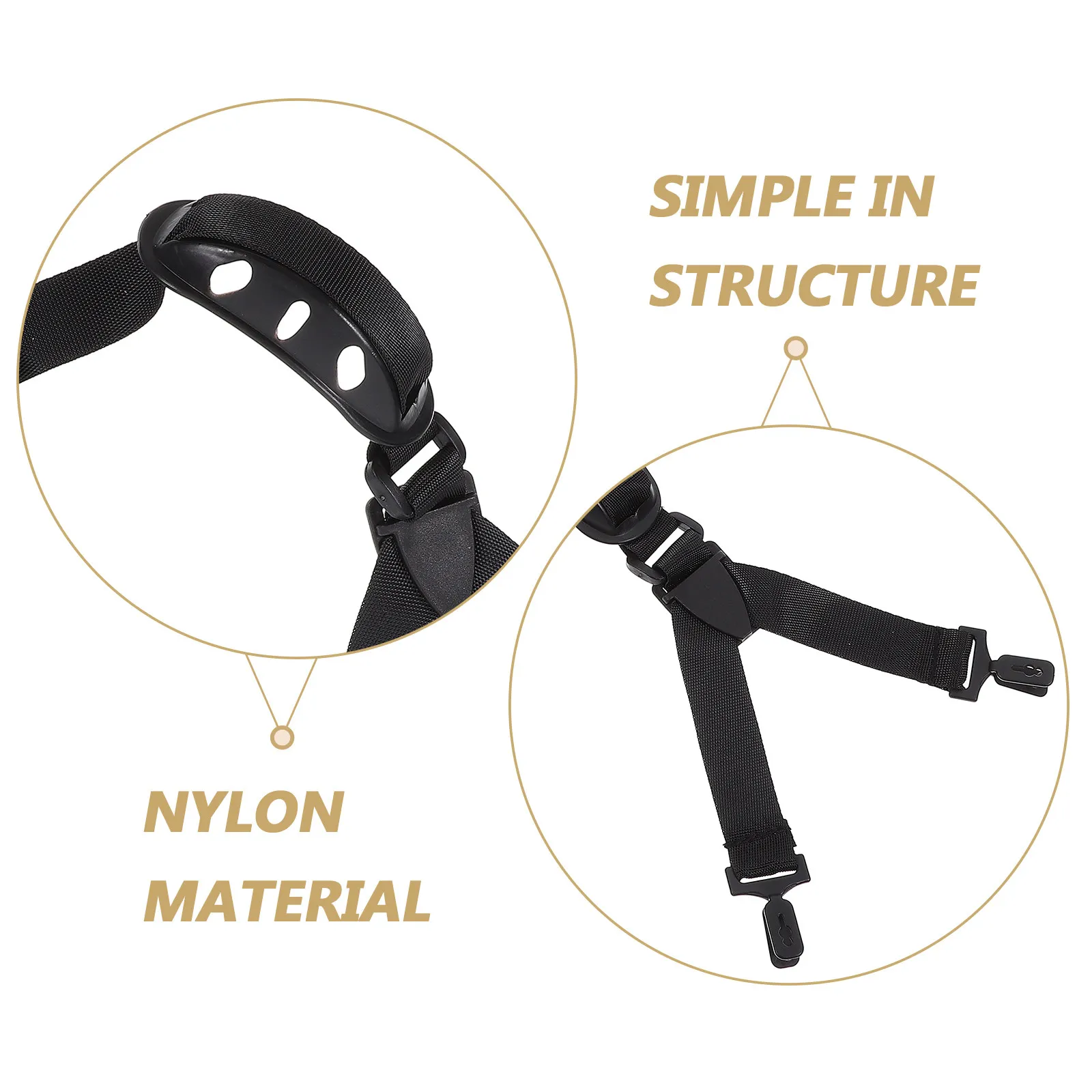 Hard Hat Chin Strap 2 Pack Universal Elastic Lightweight Replacement Safety Helmet Accessory for Work