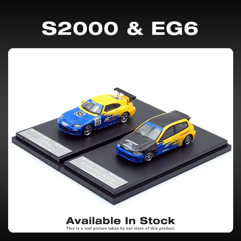 

SW In Stock 1:64 SPOON S2000 EG6 Diecast Diorama Car Model Collection Street Warrior Weapon