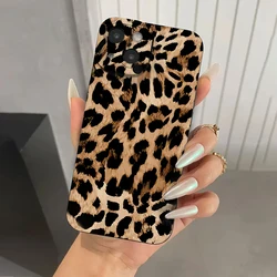 Leopard Print Pattern Case For Xiaomi Redmi Note 13 Cases For Redmi Note 12 Pro Plus 5G 12S 11S 11 10S 10 Redmi 12 13C 4G Cover